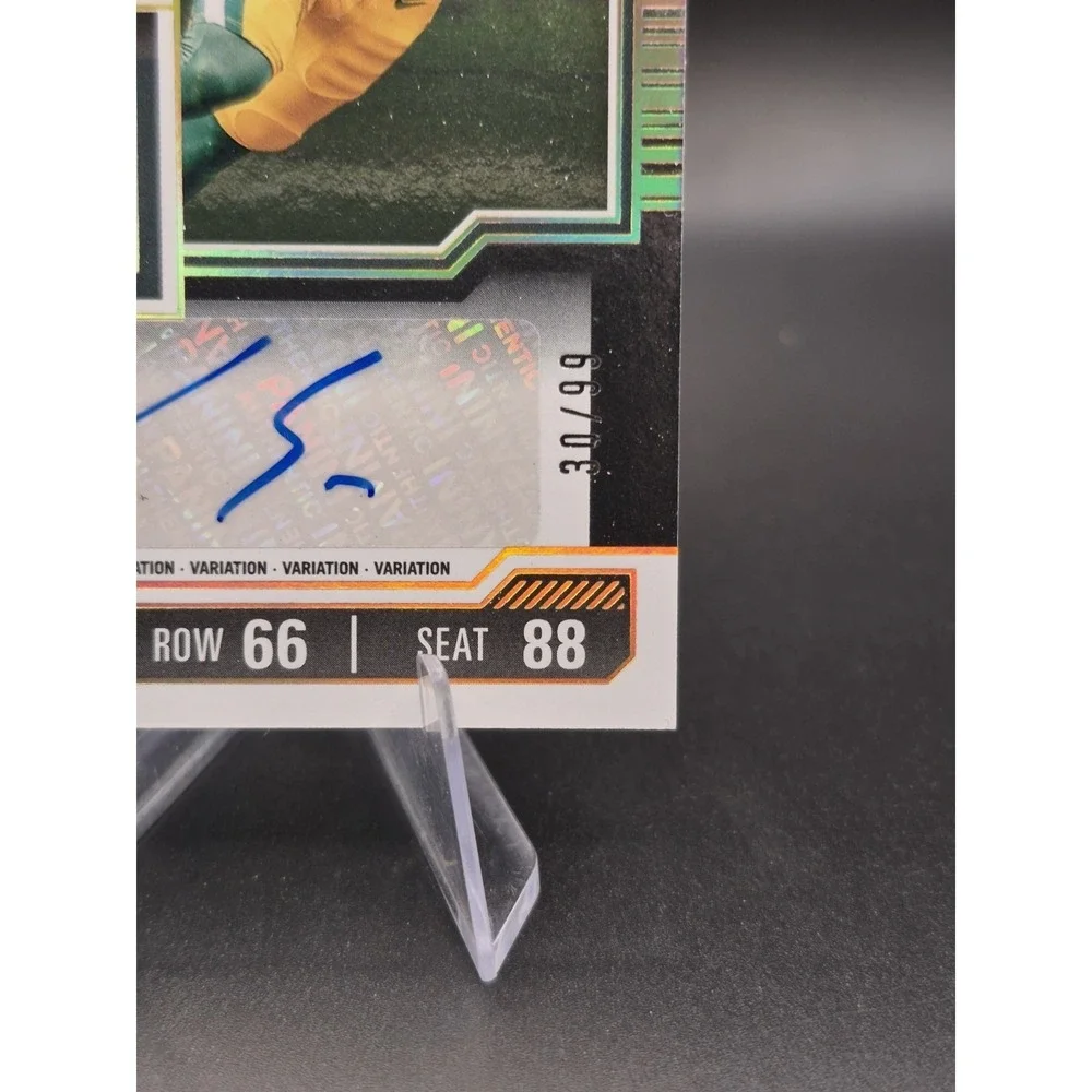 2023 Panini Luke Musgrave 148 Divisional Ticket Auto /99 RC Packers